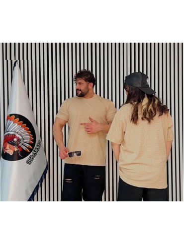 تیشرت با پارچه طرح دار کد 3193